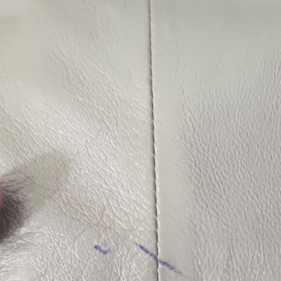 Express World Brand Vintage Goldtone Leather Fully Lined Jacket - Picture 5 of 9